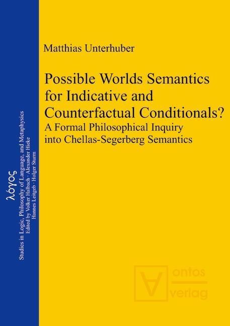 Produktbild: Possible Worlds Semantics for Indicative and Counterfactual Conditionals?