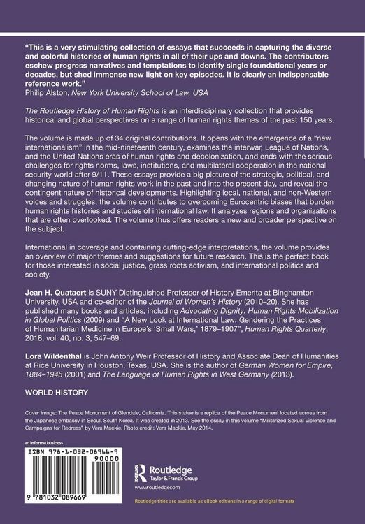 Produktbild: The Routledge History of Human Rights