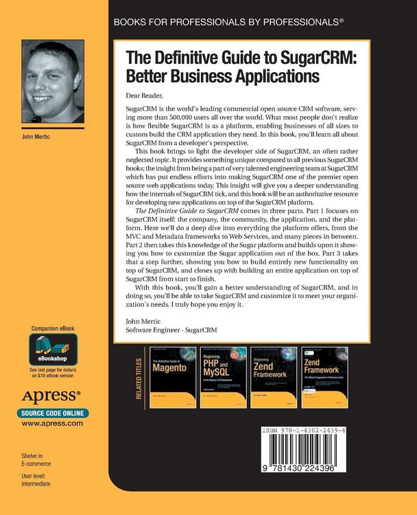 Produktbild: The Definitive Guide to SugarCRM