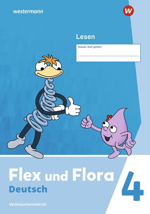 Produktbild: Flex und Flora 4. Heft Lesen 4 (Druckschrift) Verbrauchsmaterial