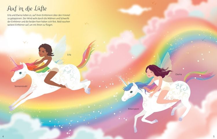 Produktbild: Mein Anziehpuppen-Stickerbuch: Regenbogen-Einh&ouml;rner