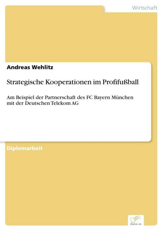 Produktbild: Strategische Kooperationen im Profifu&szlig;ball