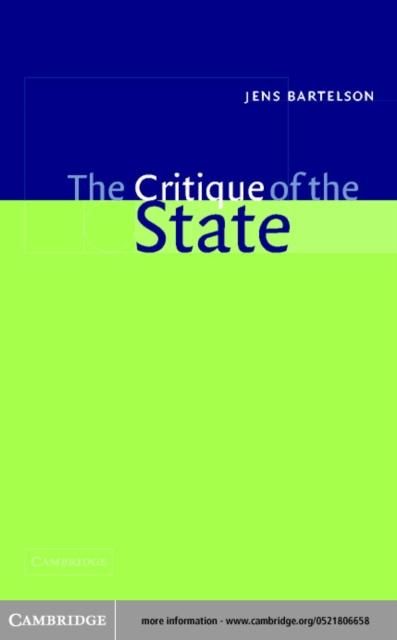 Produktbild: Critique of the State