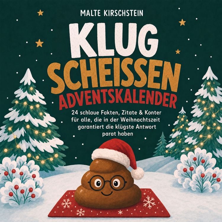 Produktbild: Klug schei&szlig;en Adventskalender: 24 schlaue Fakten, Zitate & Konter f&uuml;r alle, die in der Weihnachtszeit garantiert die kl&uuml;gste Antwort parat haben