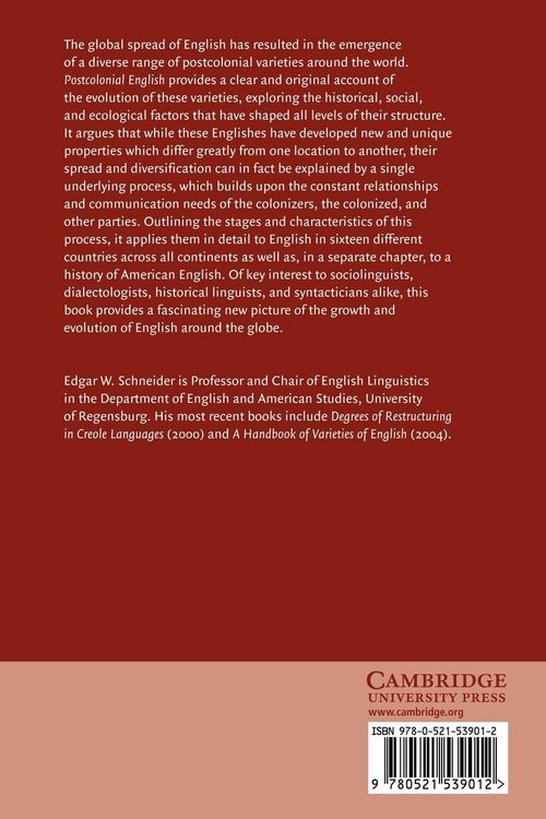 Produktbild: Postcolonial English