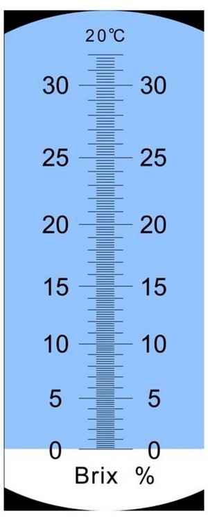 Produktbild: PCE Instruments Brix Refraktometer mit LED-Beleuchtung PCE-032-LED