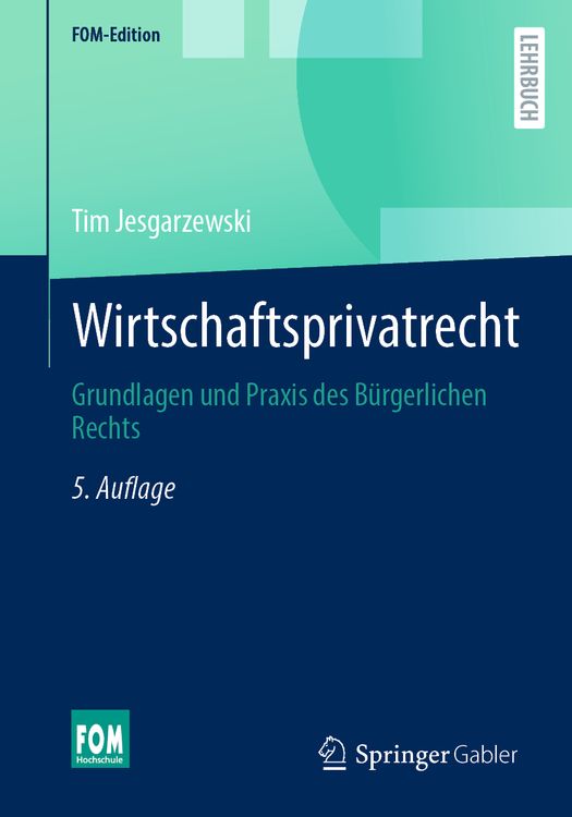 Bild vom Artikel Wirtschaftsprivatrecht vom Autor Tim Jesgarzewski