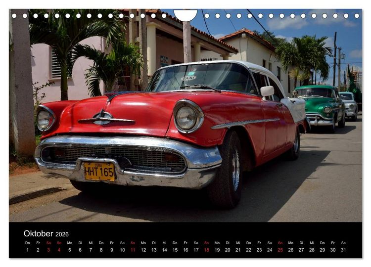Produktbild: Cuba Cars (Wandkalender 2026 DIN A4 quer), CALVENDO Monatskalender