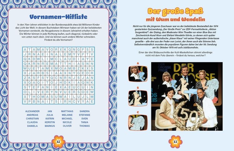 Produktbild: Die 70er R&auml;tselbuch
