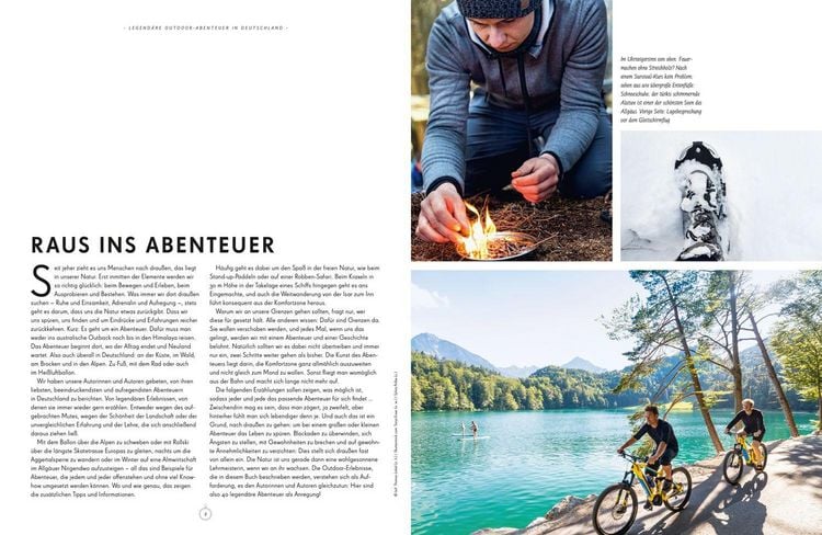 Produktbild: LONELY PLANET Bildband Legend&auml;re Outdoorabenteuer in Deutschland