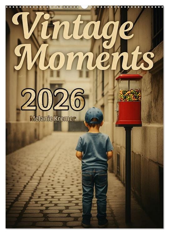 Produktbild: Vintage Moments - Klassiker f&uuml;r jeden Monat (Wandkalender 2026 DIN A2 hoch), CALVENDO Monatskalender