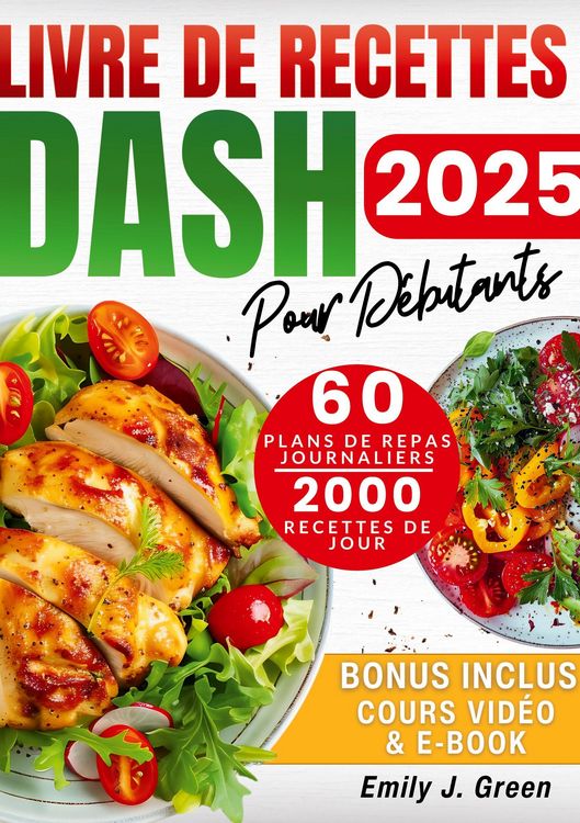 Produktbild: Livre de recettes DASH pour d&eacute;butants