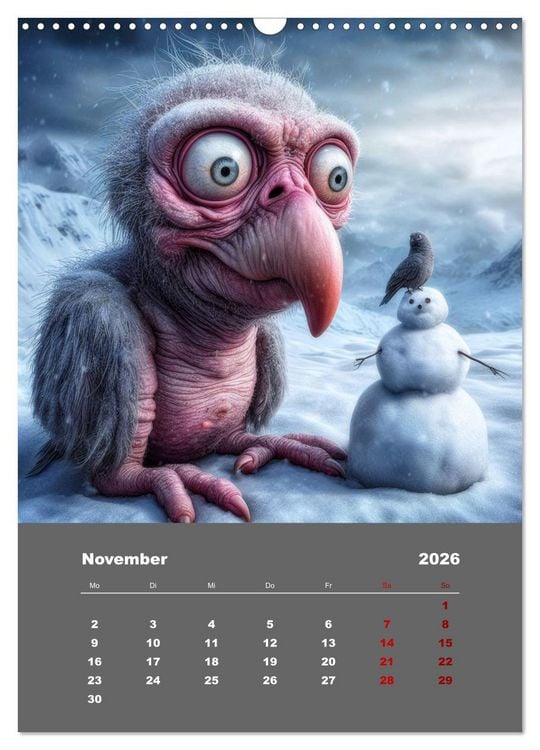 Produktbild: Waldo und Stefler (Wandkalender 2026 DIN A3 hoch), CALVENDO Monatskalender