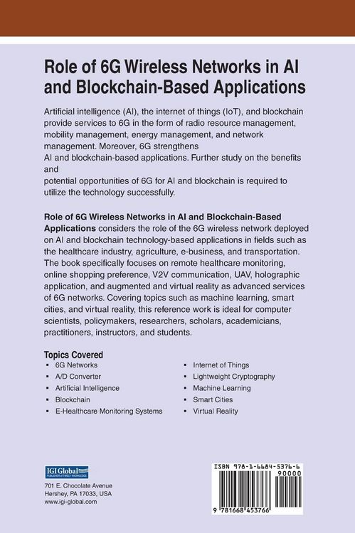 Produktbild: Role of 6G Wireless Networks in AI and Blockchain-Based Applications