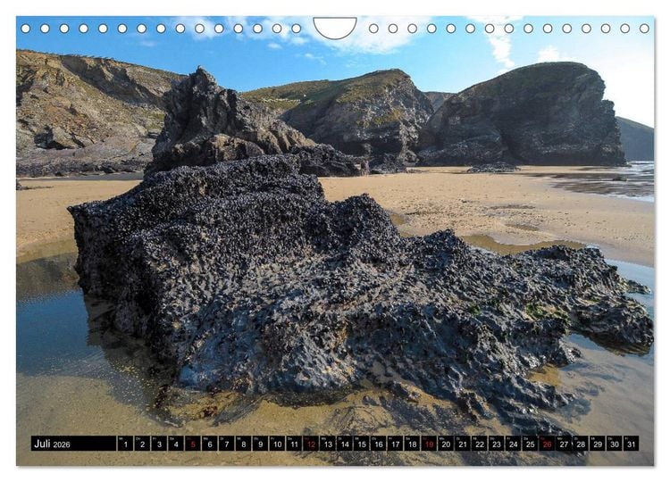 Produktbild: Blickpunkte Cornwall (Wandkalender 2026 DIN A4 quer), CALVENDO Monatskalender