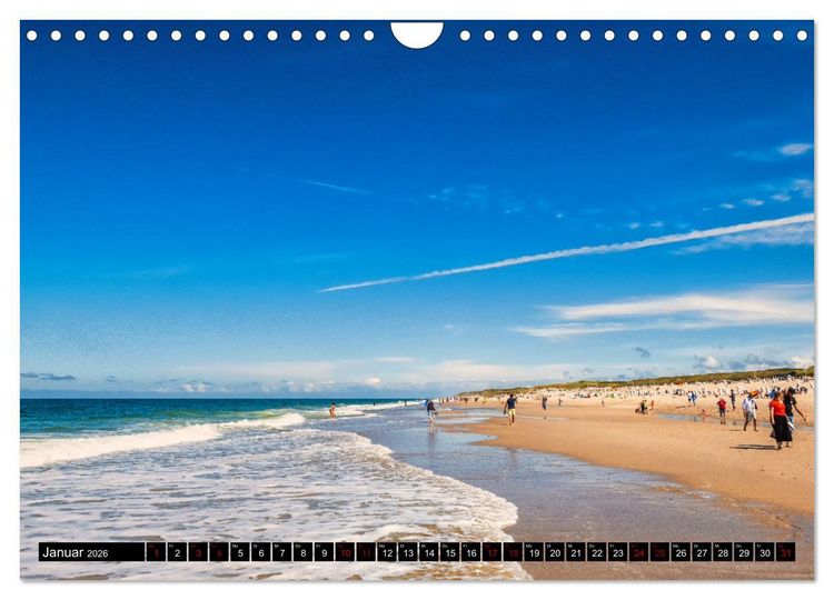 Produktbild: Sylt - Das nordfriesische Ereignis (Wandkalender 2026 DIN A4 quer), CALVENDO Monatskalender