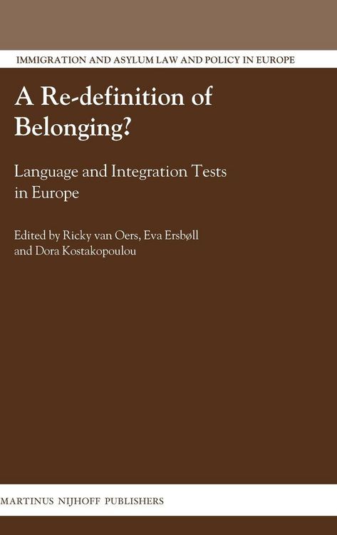 Produktbild: A Re-Definition of Belonging?