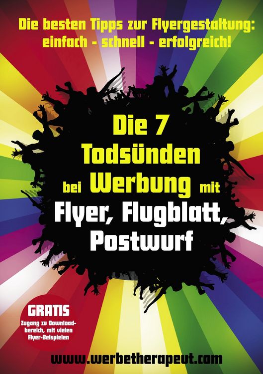 Produktbild: Die 7 Tods&uuml;nden bei Werbung mit Flyer, Flugblatt, Postwurf