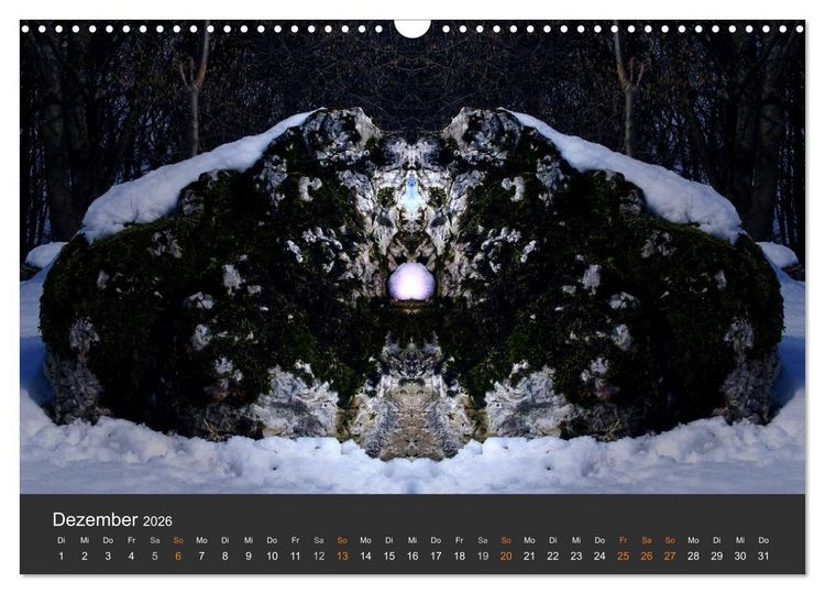 Produktbild: Spiegelwelten - Im Reich der Naturwesen (Wandkalender 2026 DIN A3 quer), CALVENDO Monatskalender