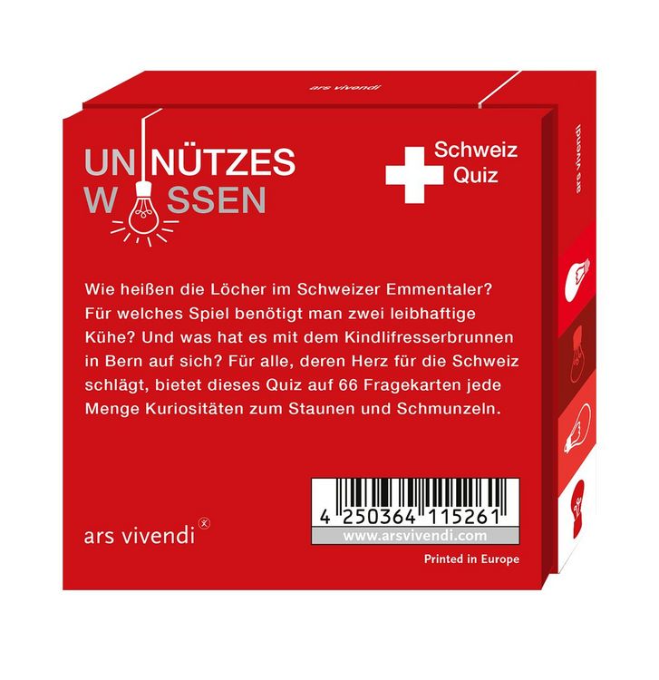 Produktbild: Unn&uuml;tzes Wissen Schweiz