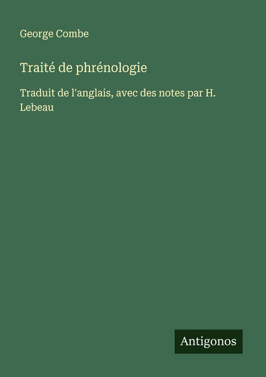 Produktbild: Trait&eacute; de phr&eacute;nologie