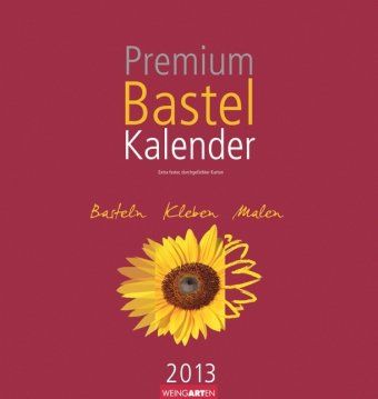 Produktbild: Premium Bastelkalender, bordeaux (34 x 32 cm) 2013