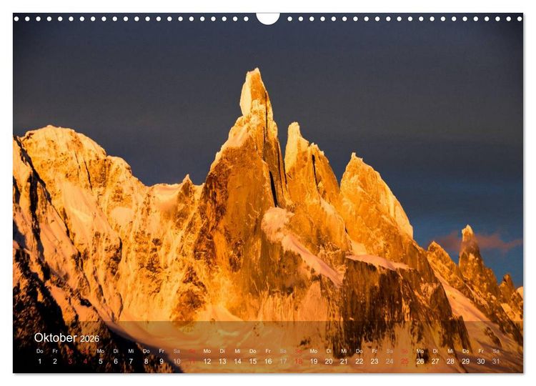 Produktbild: Majest&auml;tische Berge Cerro Torre Patagonien (Wandkalender 2026 DIN A3 quer), CALVENDO Monatskalender