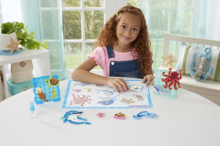 Produktbild: Aquabeads 35046 - Ocean Splash Scene, Ozean Bastelset, Bastelperlen