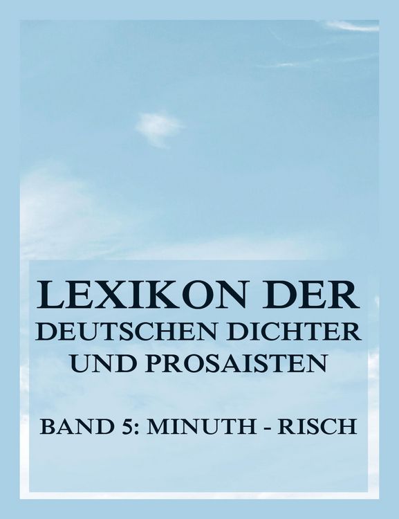 Produktbild: Lexikon der deutschen Dichter und Prosaisten vom Beginn des 19. Jahrhunderts bis zur Gegenwart