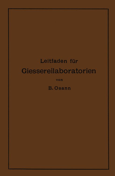 Produktbild: Leitfaden f&uuml;r Gie&szlig;ereilaboratorien