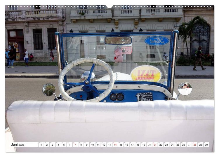 Produktbild: Ford Modell A - Ein r&uuml;stiger Neunzigj&auml;hriger in Havanna (hochwertiger Premium Wandkalender 2026 DIN A2 quer), Kunstdruck in Hochglanz