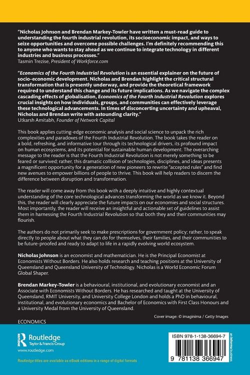 Produktbild: Economics of the Fourth Industrial Revolution