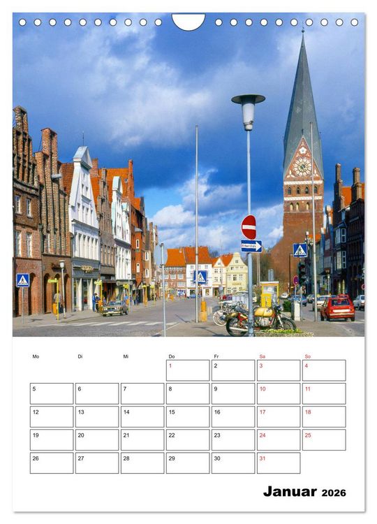 Produktbild: L&uuml;neburg, von der sch&ouml;nsten Seite (Wandkalender 2026 DIN A4 hoch), CALVENDO Monatskalender