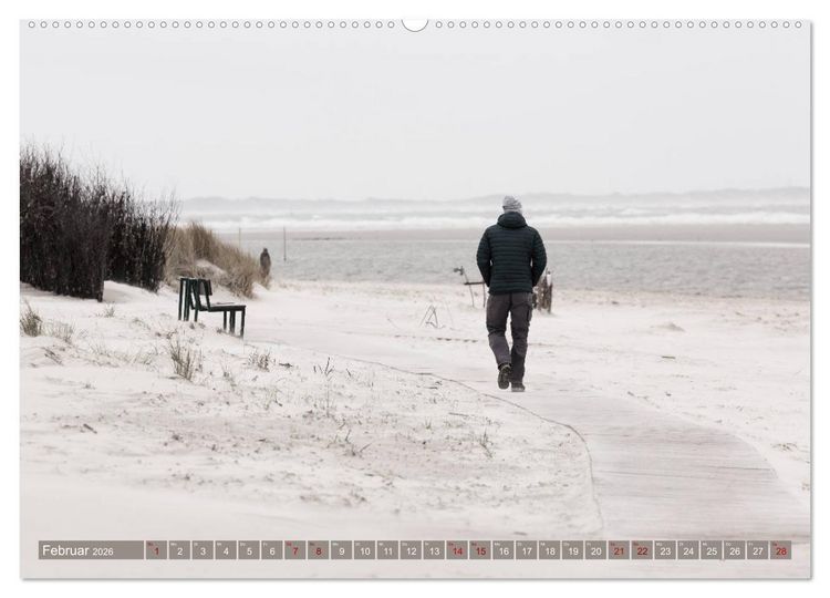 Produktbild: Einzigartiges Spiekeroog (Wandkalender 2026 DIN A2 quer), CALVENDO Monatskalender