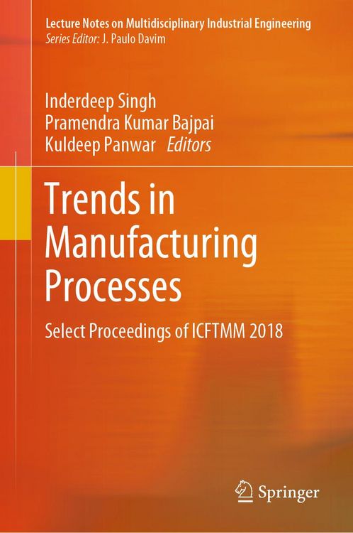 Produktbild: Trends in Manufacturing Processes