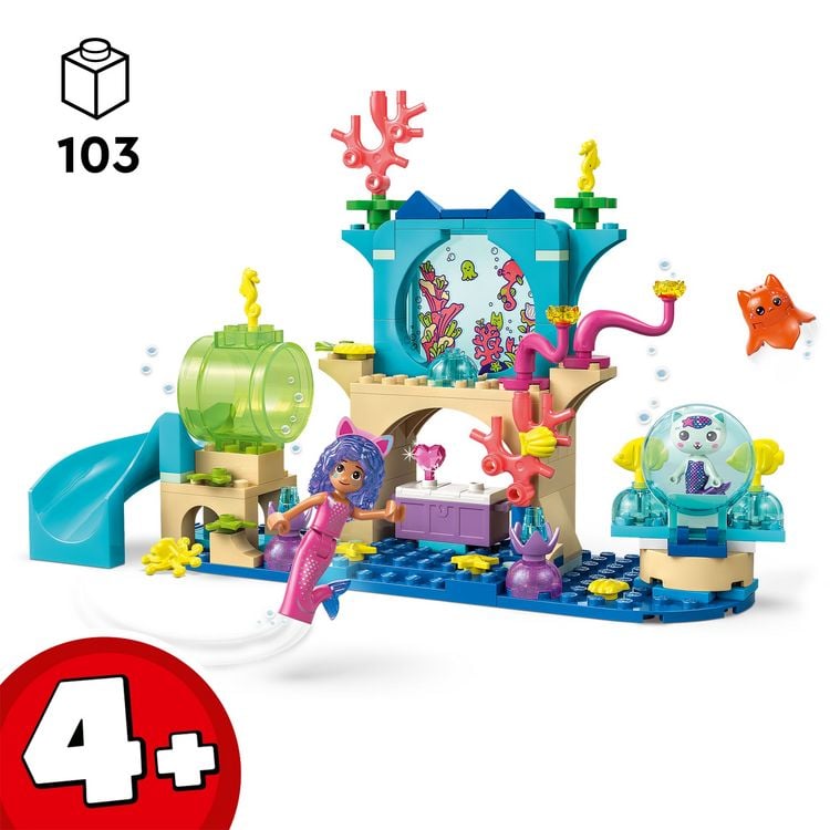 Produktbild: LEGO® Gabbys Puppenhaus Meerjungfrau Gabbys Aquarium Abenteuer (11204); Spielzeug-Meeresbewohner