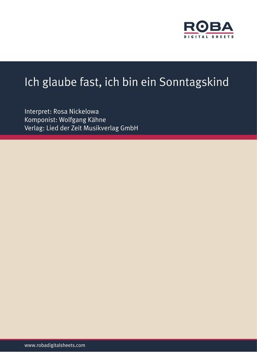 Produktbild: Ich glaube fast, ich bin ein Sonntagskind