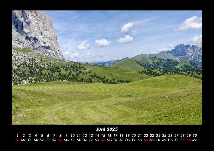 Produktbild: Bergige Welten 2025 Fotokalender DIN A3