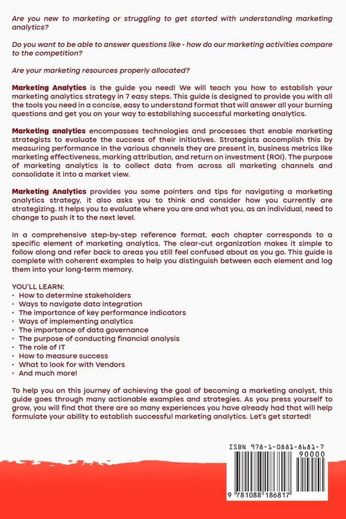 Produktbild: Marketing Analytics