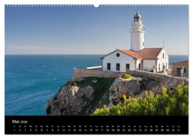 Produktbild: Leuchtt&uuml;rme in aller Welt 2026 (Wandkalender 2026 DIN A2 quer), CALVENDO Monatskalender