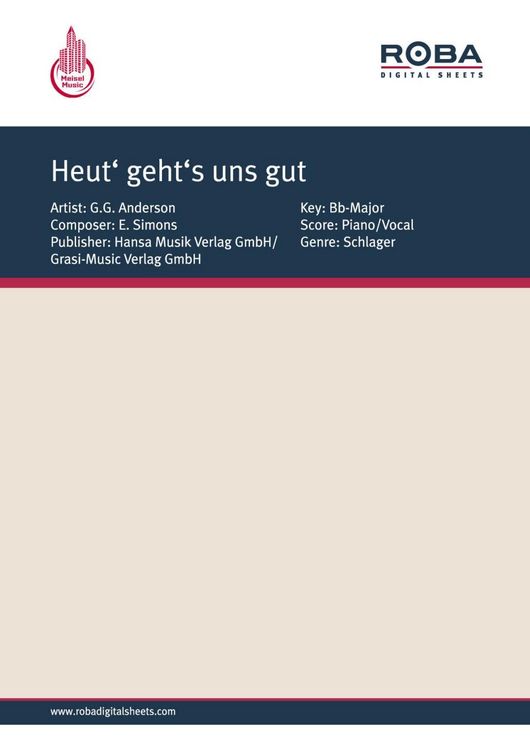 Produktbild: Heut' geht's uns gut
