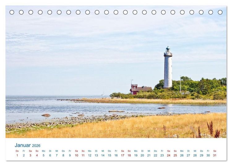 Produktbild: &Ouml;land - Schwedens Insel der Sonne und des Windes (Tischkalender 2026 DIN A5 quer), CALVENDO Monatskalender