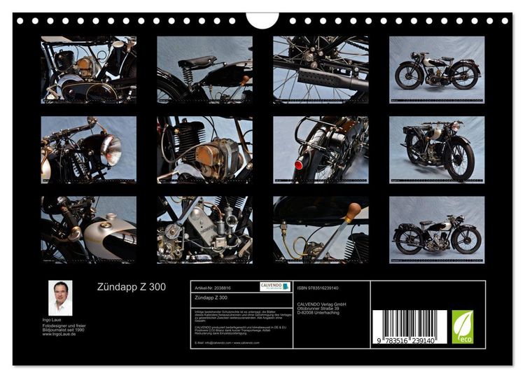 Produktbild: Z&uuml;ndapp Z 300 (Wandkalender 2026 DIN A4 quer), CALVENDO Monatskalender