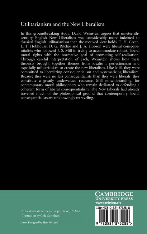 Produktbild: Utilitarianism and the New Liberalism