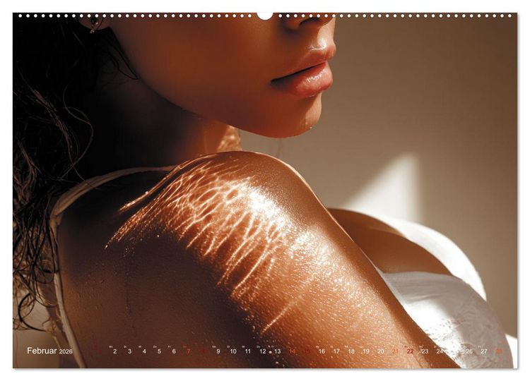 Produktbild: Zwischen Haut und Licht (hochwertiger Premium Wandkalender 2026 DIN A2 quer), Kunstdruck in Hochglanz