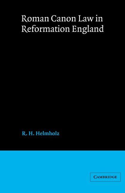 Produktbild: Roman Canon Law in Reformation England
