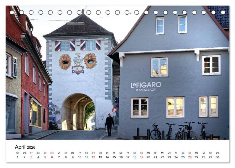 Produktbild: Memmingen - Ansichtssache (Tischkalender 2026 DIN A5 quer), CALVENDO Monatskalender