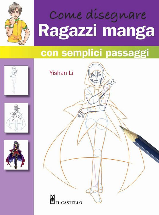 Produktbild: Come disegnare ragazzi manga con semplici passaggi