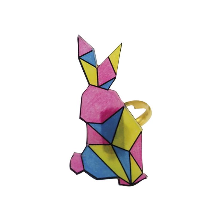 Produktbild: Geometrischer Schmuck aus Schrumpffolie &ndash; Bastel-Set f&uuml;r Kinder (7 Schmuckst&uuml;cke)