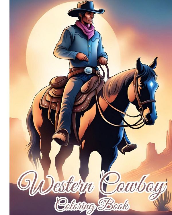 Produktbild: Western Cowboy Coloring Book